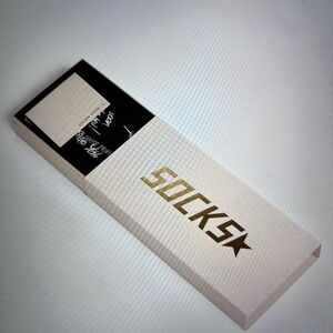 🧦 GOLDEN GOOSE BLACK SOCKS WITH WHITE GOLDEN STATEMENT LETTERING 🧦 NWT 🧦